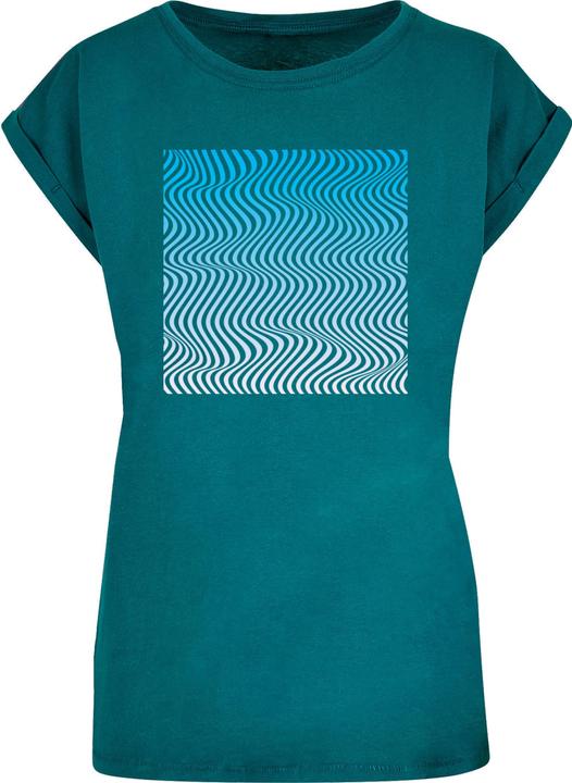 Produktbild Merchcode Ladies Summer - Wavy Pattern T-Shirt - 112601 (M)