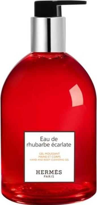 Actual product image Hermès Eau de Rhubarbe Ãcarlate Gel Moussant Mains Corps - 300 ml Flacon-Pompe (300 ml)