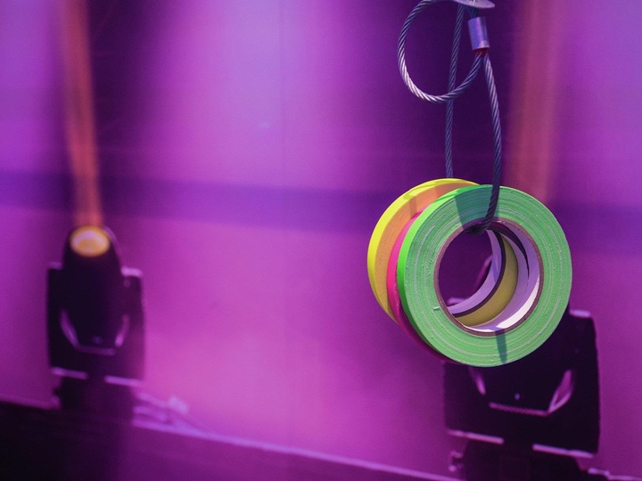 Produktbild Accessory Gaffa Tape 19mm x 25m neonorange UV-aktiv (19 mm)