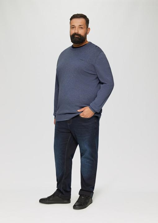 Produktbild s.Oliver Strickpullover Strickpullover mit Crewneck (3XL)