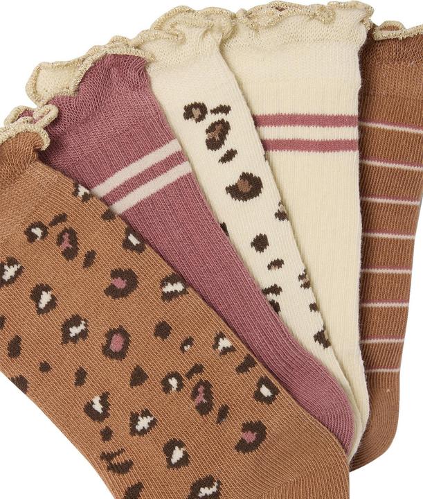 Produktbild Vertbaudet 5er-Pack Socken LEOPARD, Kinder (5er Pack, 35, 38)