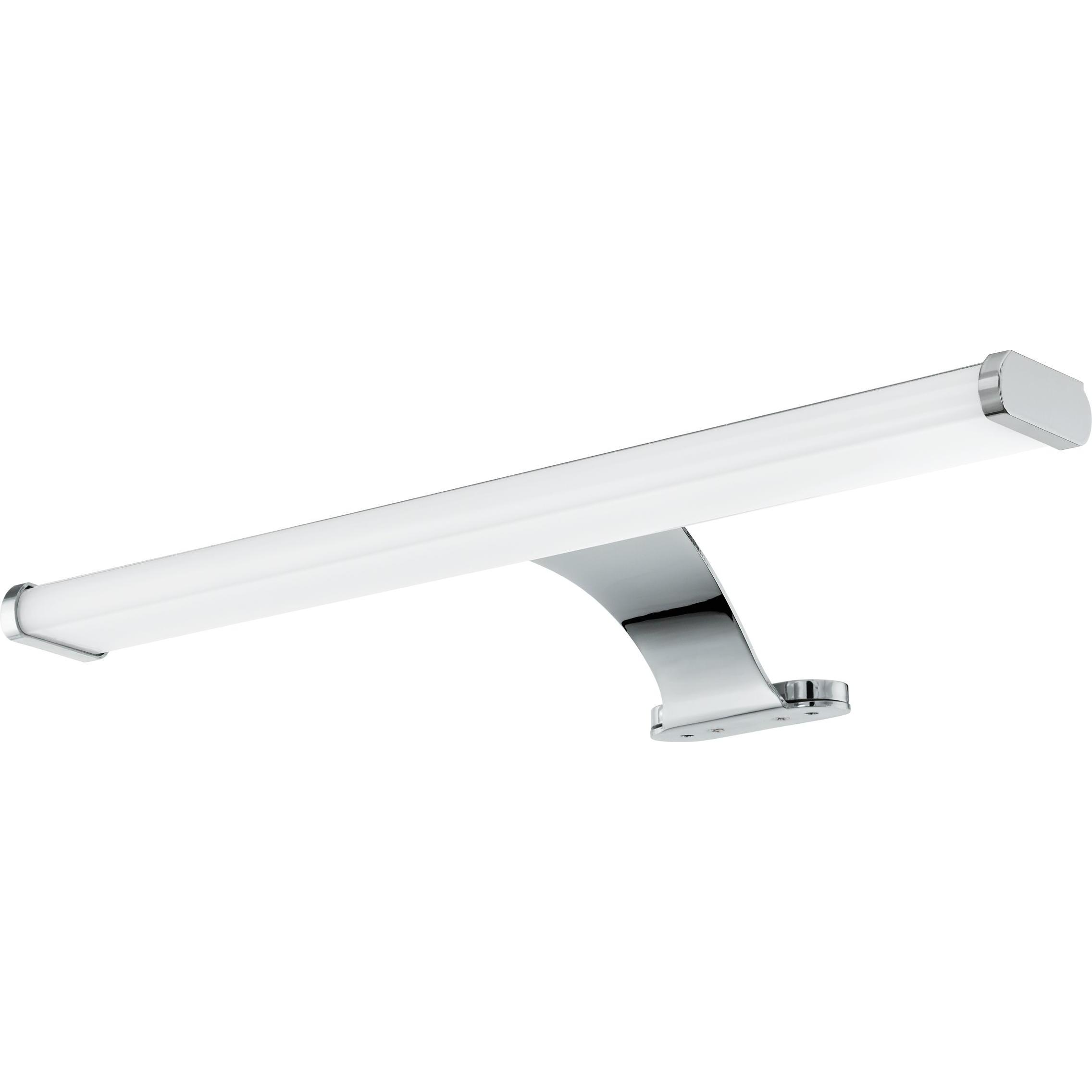 EGLO, Wandleuchte + Deckenleuchte, LED-SPIEGELL.L-400 CHROM/WEISS (1050 lm)