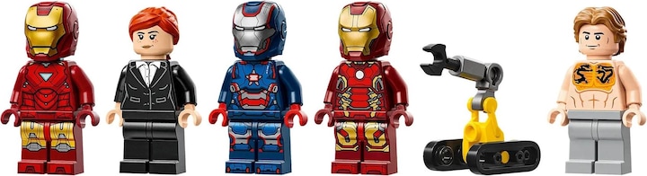 Image du produit LEGO Le laboratoire d'Iron Man : la salle des armures (76315, LEGO Super Mario)