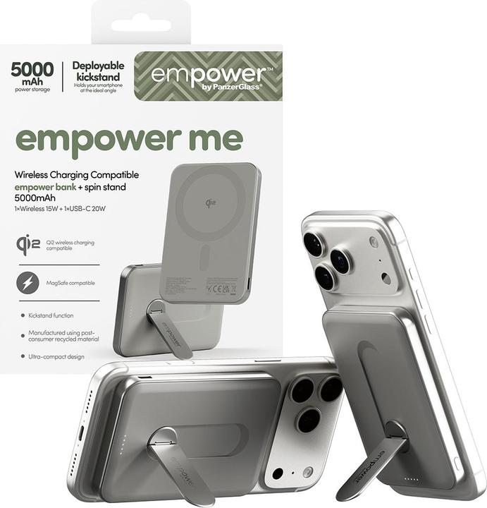 Immagine prodotto PanzerGlass banco di rotazione per l'empowerment (5000 mAh, 20 W, 18.50 Wh)