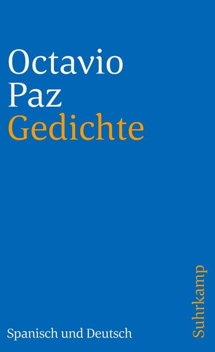 Produktbild Gedichte (Deutsch, Spanisch, Octavio Paz, 1990)