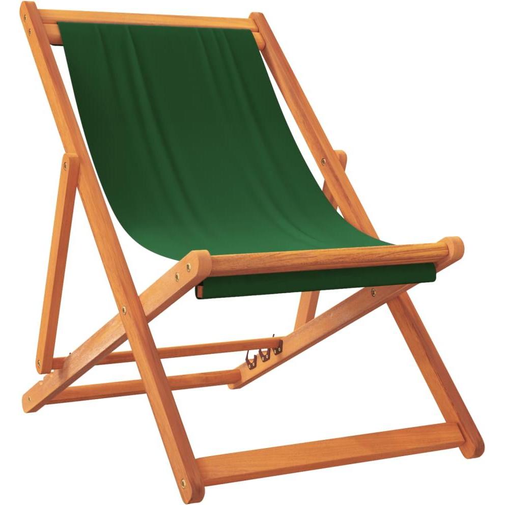 VidaXL, Liegestuhl, Klappbare Strandstühle 2 Stk. Stoff (127 cm)