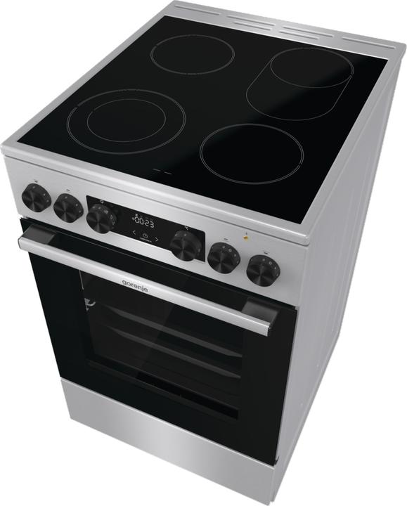 Produktbild Gorenje GECS5C70XA cooker Freestanding cooker Ceramic Stainless steel A