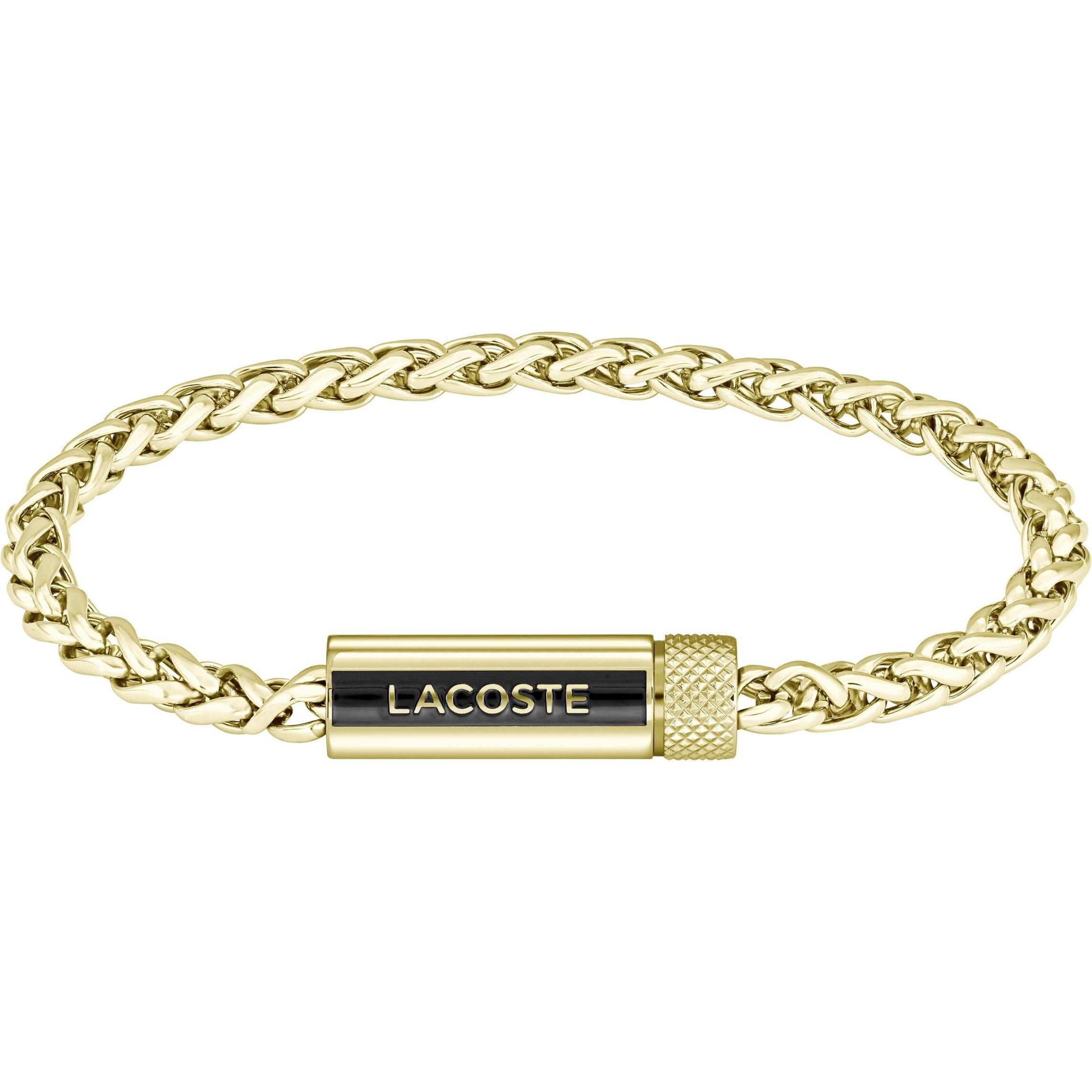 Lacoste, Bracciale, Bracciale elegante placcato oro Spelt 2040338, (19 cm, Acciaio inossidabile)
