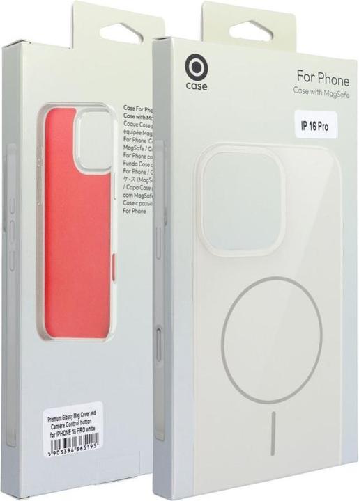Produktbild OEM Back panel cover Glossy Mag Cover compatible with MagSafe for IPHONE 17 Air white (Apple iPhone 17 Pro)