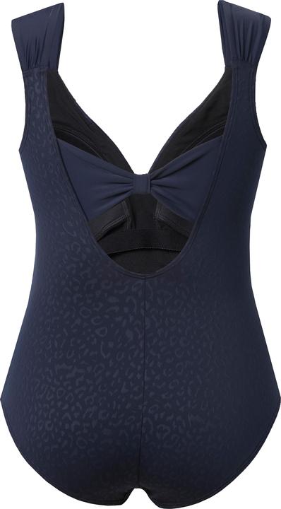 Immagine prodotto Ulla Popken Costume da bagno con jacquard leopardato, coppe morbide e profonda scollatura sul retro (52)