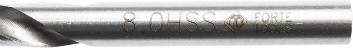 Image du produit Forte tools FORET POUR MÉTAL 8,0X117 MM (8 millimètres)