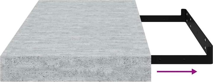 Actual product image vidaXL Wandregal (23 x 50 x 3.80 cm)