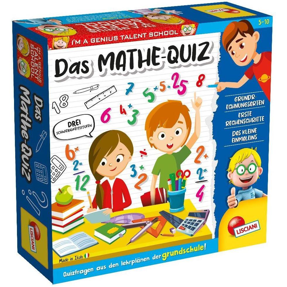 Lisciani Kleines Genie Talent.Mathe-Quiz.DE66667