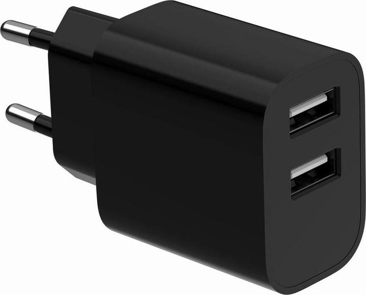 Image du produit Gembird Chargeur secteur 2x ports USB-A (Noir) (12 W, 2 ports)