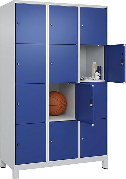 Actual product image kaiserkraft 4-compartment locker Evolo PLUS (120 cm, 195 cm)