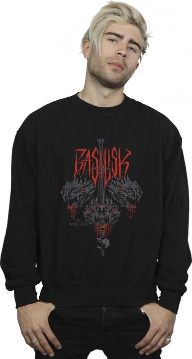 Actual product image Netflix Mens The Witcher Basilisk Sweatshirt (M)