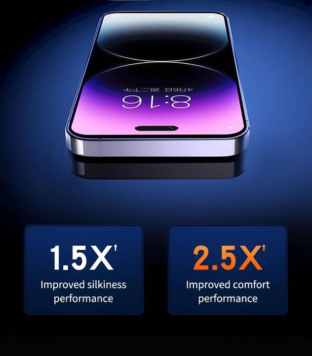 Actual product image PhoneLook 2-pack of anti-spy protective screens with automatic quick-fit set and dust protection (2 pcs., Apple iPhone 12 Pro Max)