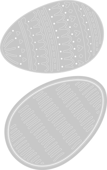 Produktbild Sizzix Thinlits Stanzschablone "Decorative Eggs"