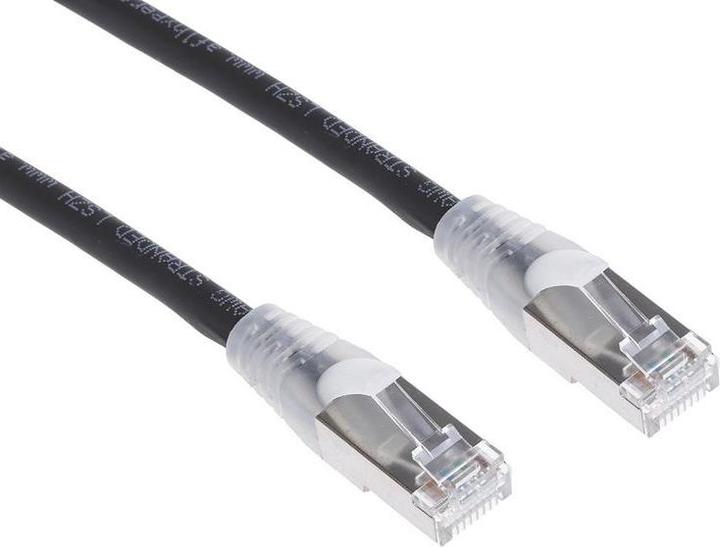 Produktbild RS PRO Patch cord Cat 6a S/FTP LSZH 3m Black (S/FTP, CAT6a, 3 m)