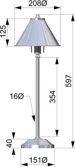 Immagine prodotto Elstead Lighting Lampada da tavolo Provence E14 Bronzo antico (E14)