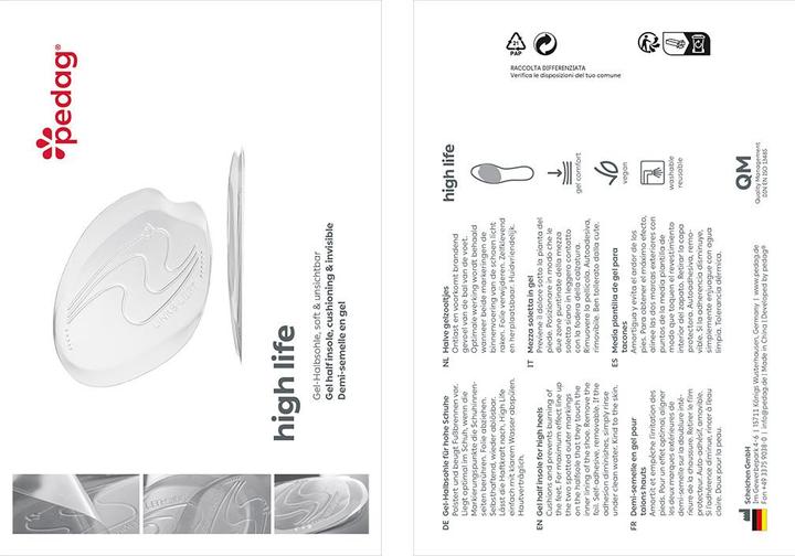 Actual product image Pedag Gel cushion High Life