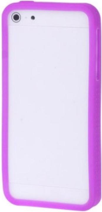Actual product image König Design Protective Cover Silicone Bumper for Mobile iPhone 5 & 5s Purple (Apple iPhone 5)