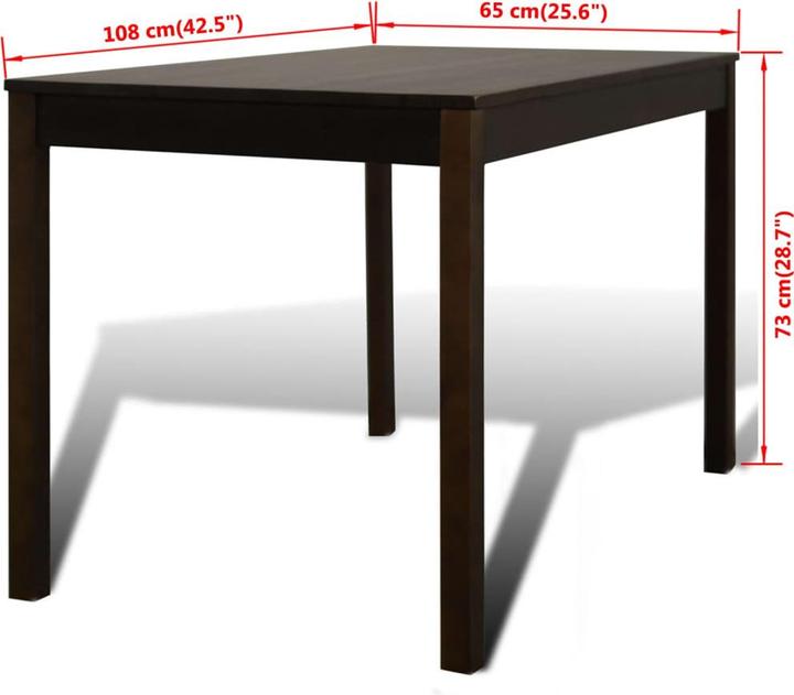 Image du produit vidaXL Esszimmermöbel (108 x 65 x 73 cm)