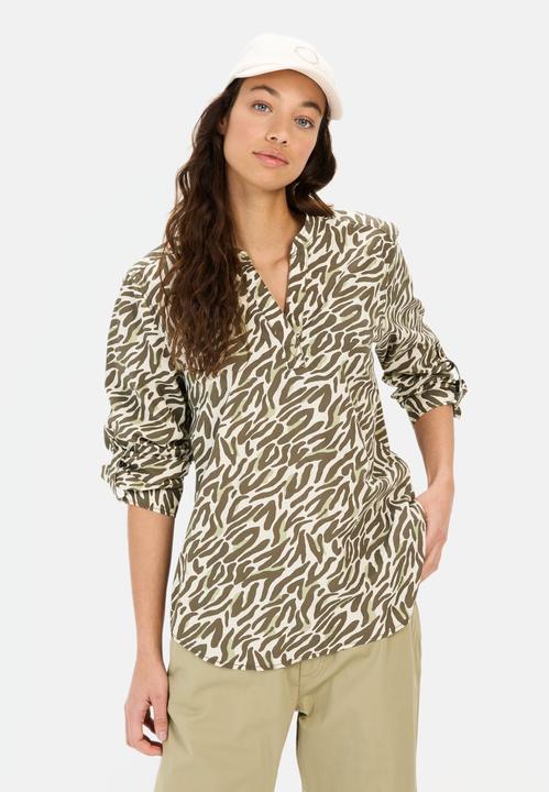 Image du produit Camel Active Langarm-Bluse mit Allover-Print (XS)