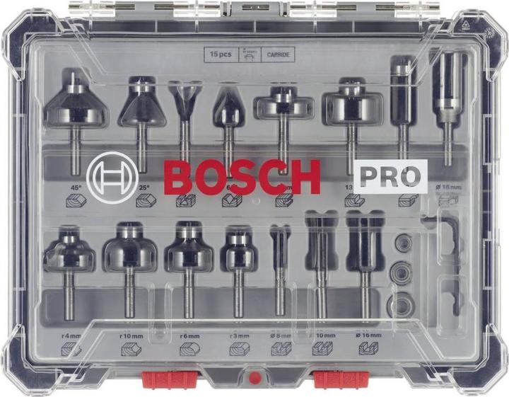 Productafbeelding Bosch Professional Zubehör Freesset voor de vrije hand.