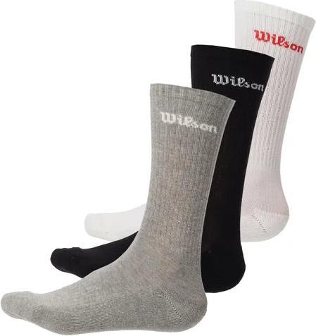 Wilson Crew Logo Sock Multi (3x) (35, 37)