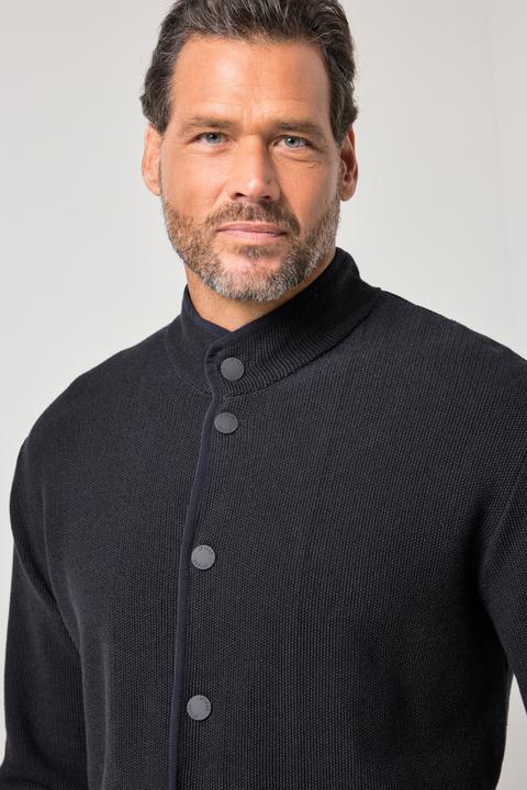 Produktbild JP1880 Stricksakko, FLEXNAMIC®, Stehkragen, Druckknöpfe (L)