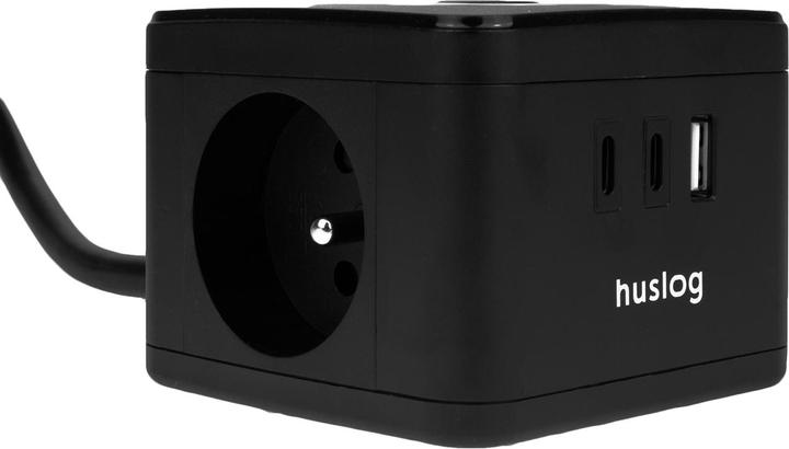 Image du produit Huslog Rallonge Cube avec LED (5 ports)