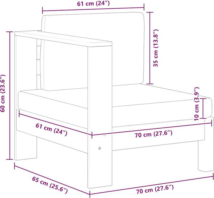 Produktbild vidaXL Aldous
