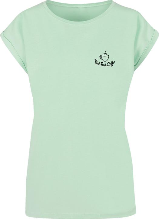 Produktbild Merchcode Ladies But First Coffee Extended Shoulder Tee - 117869 (XXL)