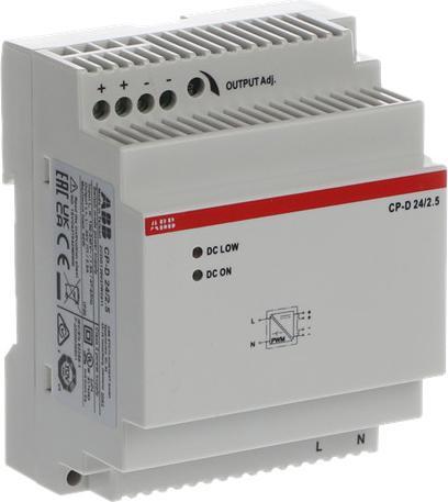 Immagine prodotto Thomas & Betts Stotz & Kontakt CP-D24/2.5 Alimentatore PriOn, 24 V DC, 2,5 A, REG CP-D24/2.5