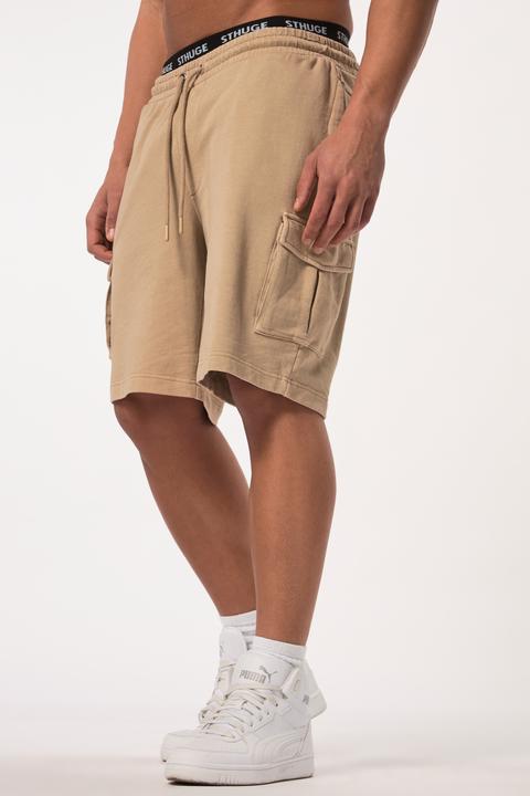 Immagine prodotto Sthuge Bermuda cargo in felpa dal taglio morbido con cintura elastica, fino alla tg. 8XL (6XL)