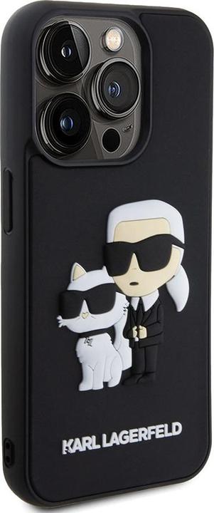 Actual product image Karl Lagerfeld 3D Rubber Karl and Choupette Case for iPhone 13 Pro Black (Apple iPhone 13 Pro)