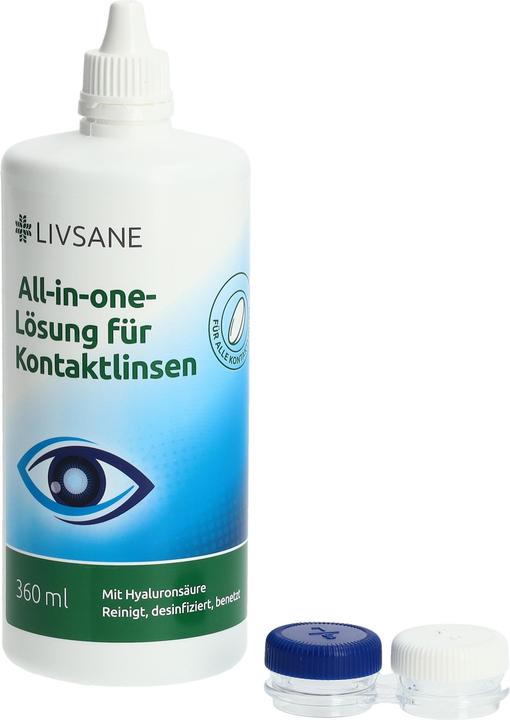 Produktbild Livsane All-in-one-Lösung für Kontaktlinsen (All in One Lösung, 360 ml)
