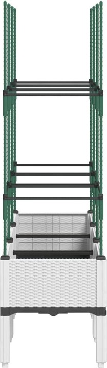 Actual product image VidaXL Planter with trellis PP