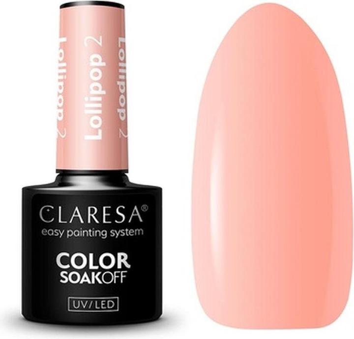 Claresa Lollipop UV-Nagellack 5ml - 2er-Pack (UV-Gel Lack)