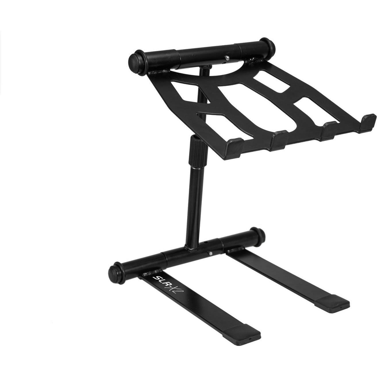 Omnitronic Supporto per laptop SLR-X2 con borsa, Mobiletti DJ, Nero