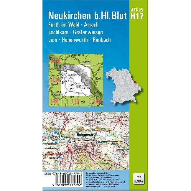 Thumbnail - Amtl.Topogr.Kart.Bayern.H17 Neukirchen, Landkarte