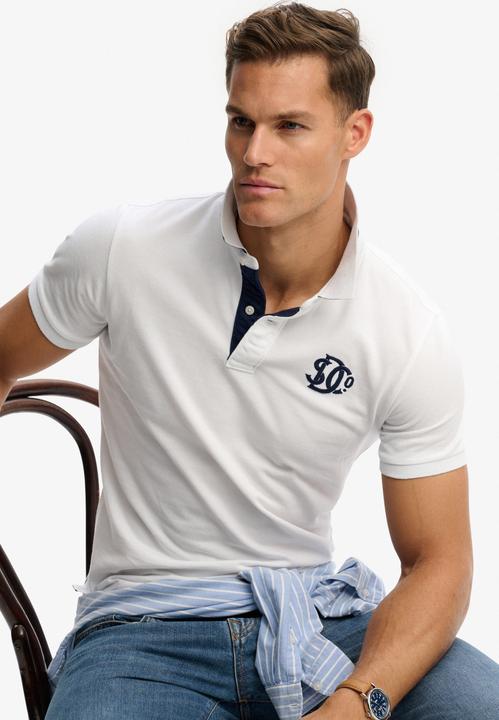 Produktbild Superdry Pique Monogram Polohemd (XL)
