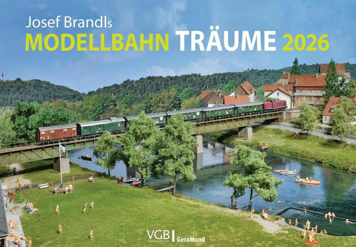 Produktbild Josef Brandls Modellbahn-Träume 2026 (49 x 34 cm)