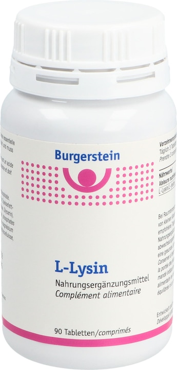 Image du produit Burgerstein L-lysine (90 pièce(s), Cachets, 50 g)
