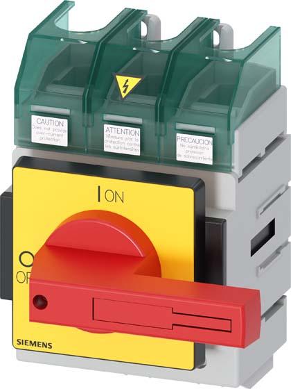 Actual product image Siemens 3LD58000TK13 SENTRON switch-disconnector 3-pole 150A 50kA