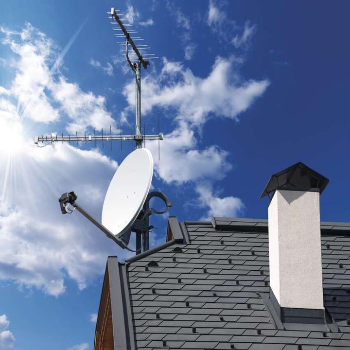 Produktbild Emos Antennen-Koaxialkabel, geschirmt 15m – Winkelstecker (Antennenkabel)