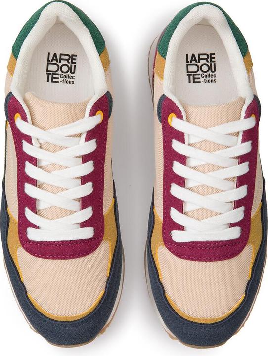 Actual product image La Redoute Collections Multicoloured running sneakers in retro style (42)