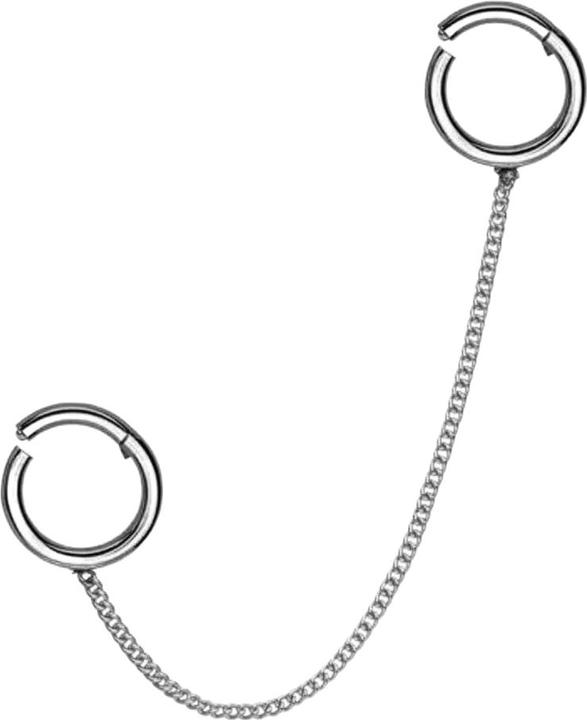 Image du produit Star Piercing Micro Segmentringe klappbar silber Verbindungskette Basic (Acier chirurgical 316L, sans laiton)