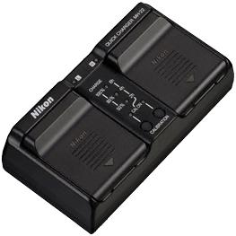 Actual product image Nikon MH-22 Charger for 2x EN-EL4A (Camera battery charger)